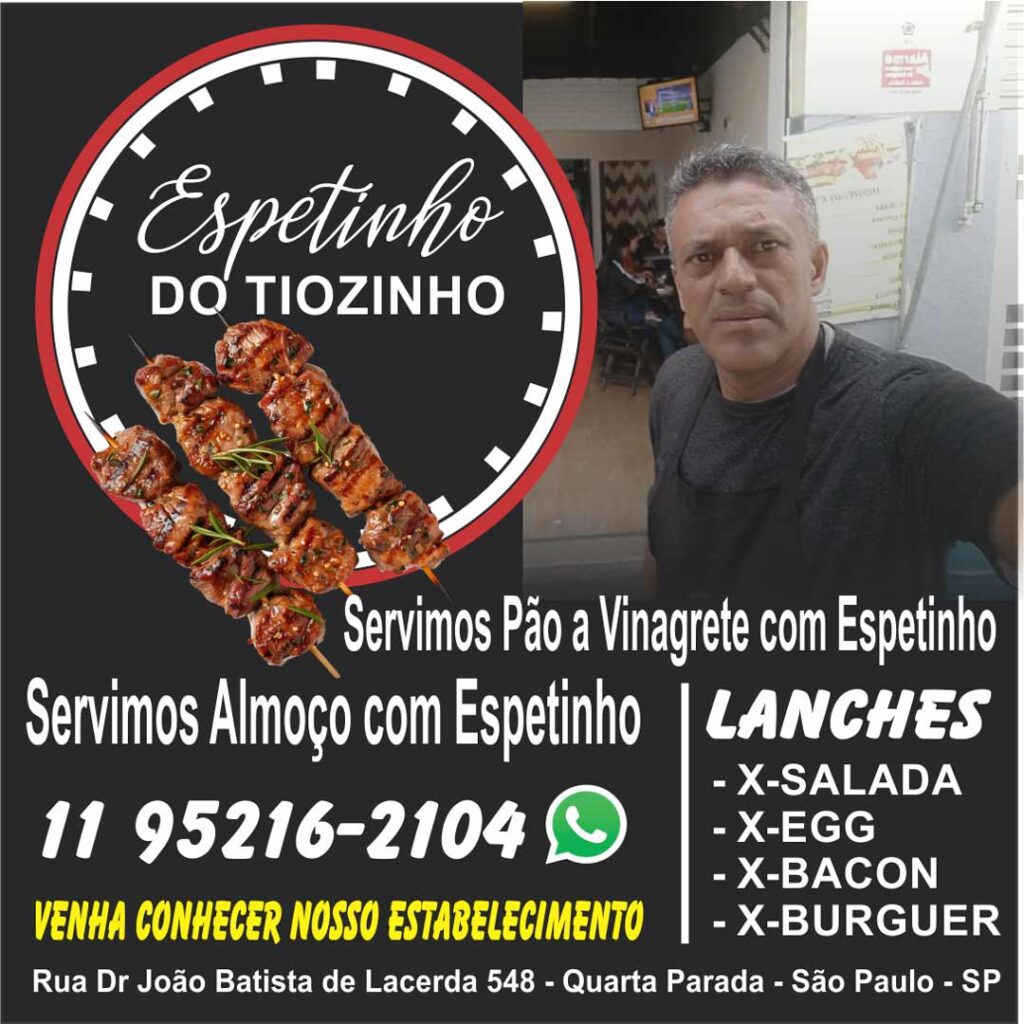 Espetinho do Tiozinho na Mooca